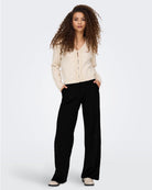 Pantaloni Donna Nero 15330419 Black JACQUELINE DE YONG 