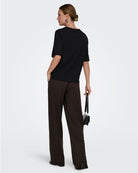Pantaloni Donna Marrone Chocolate Torte 15330419 Chocolate Torte JACQUELINE DE YONG 