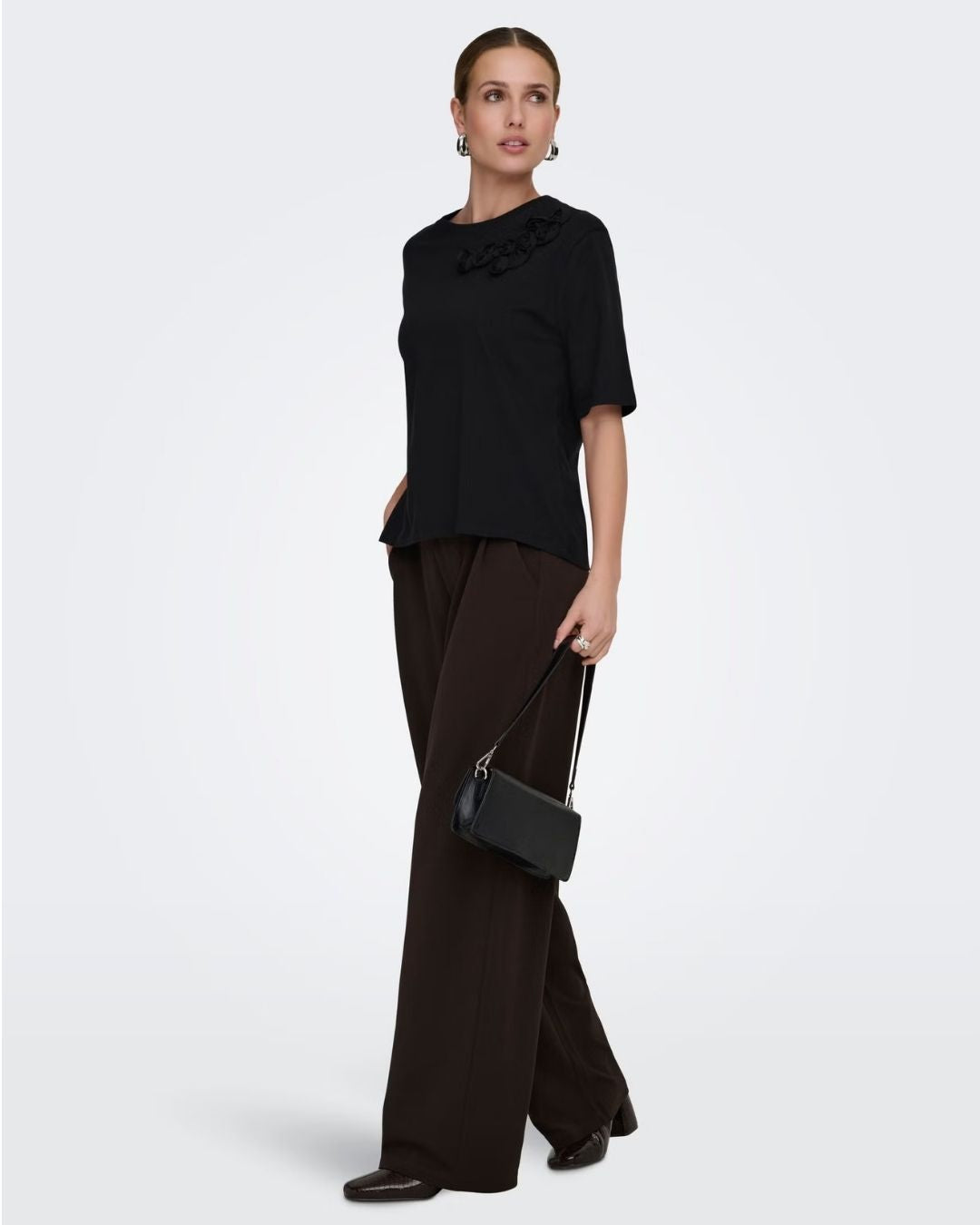 Pantaloni Donna Marrone Chocolate Torte 15330419 Chocolate Torte JACQUELINE DE YONG 
