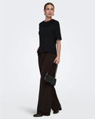 Pantaloni Donna Marrone Chocolate Torte 15330419 Chocolate Torte JACQUELINE DE YONG 