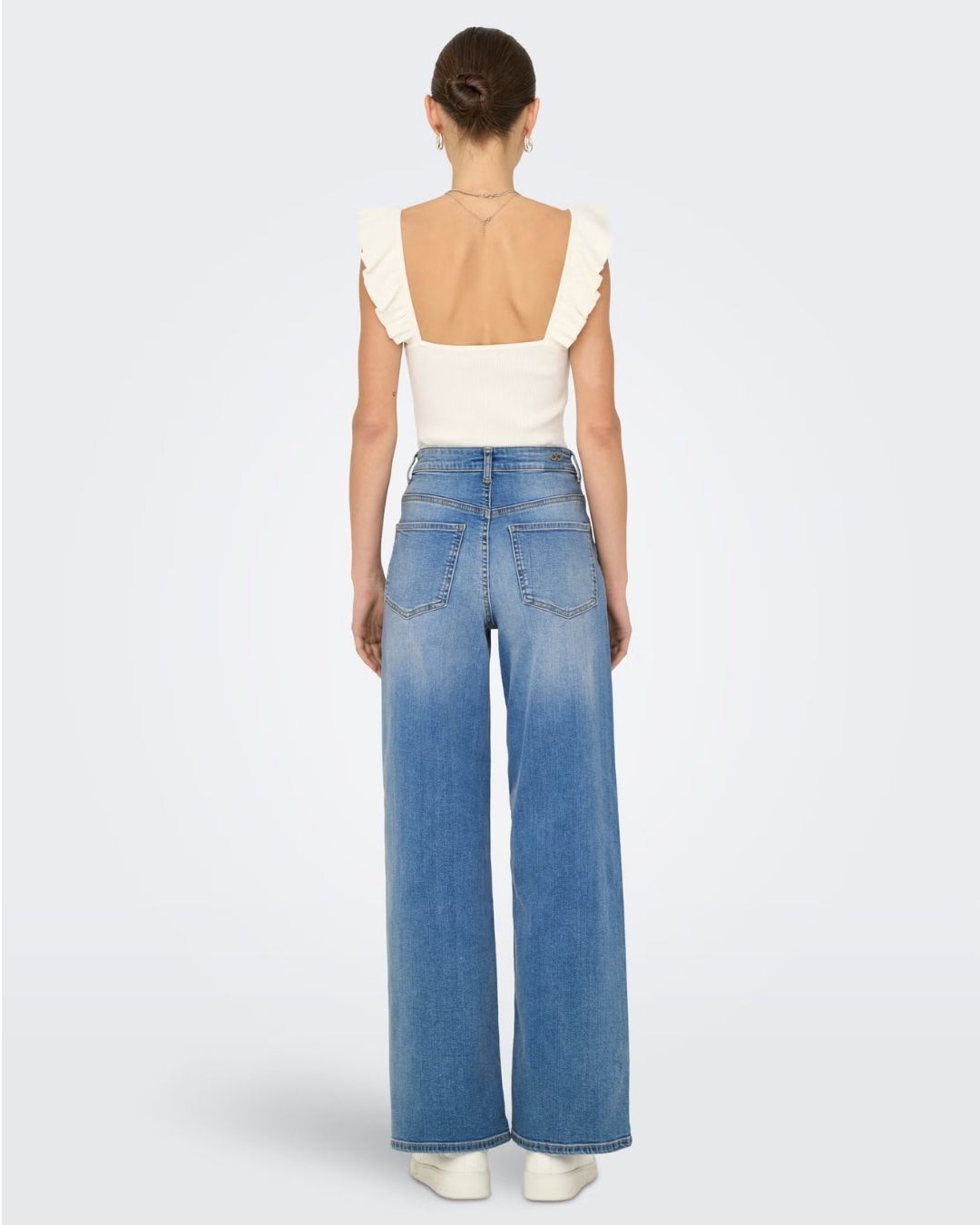 Jeans Donna Marrone Blu Medium Blue Denim 15342089 Medium Blue Denim JACQUELINE DE YONG 