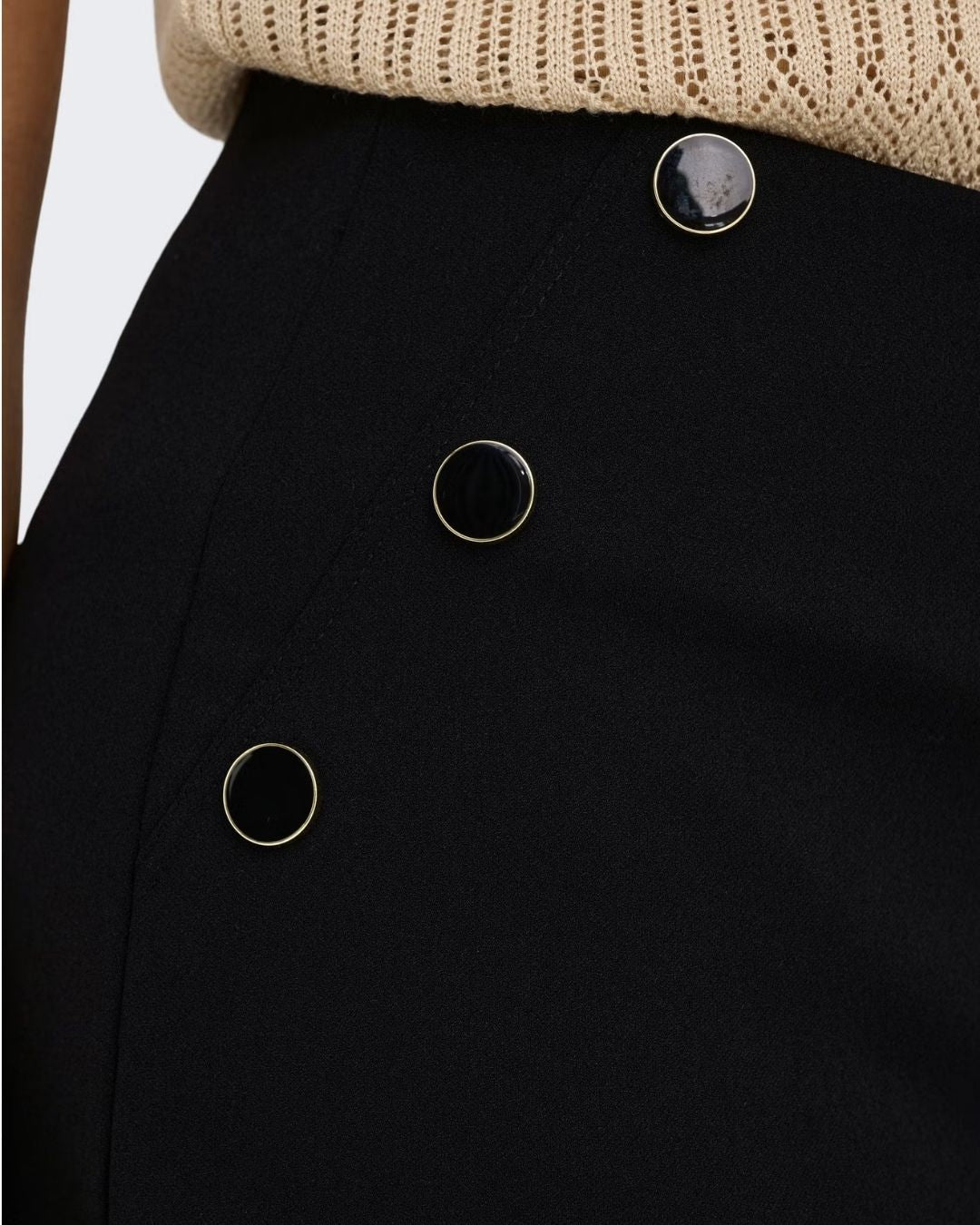 Pantaloni Donna Nero 15343979 Black JACQUELINE DE YONG 