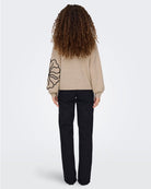 Maglione Donna Grigio Cement 15344518 Cement MELANGE JACQUELINE DE YONG 