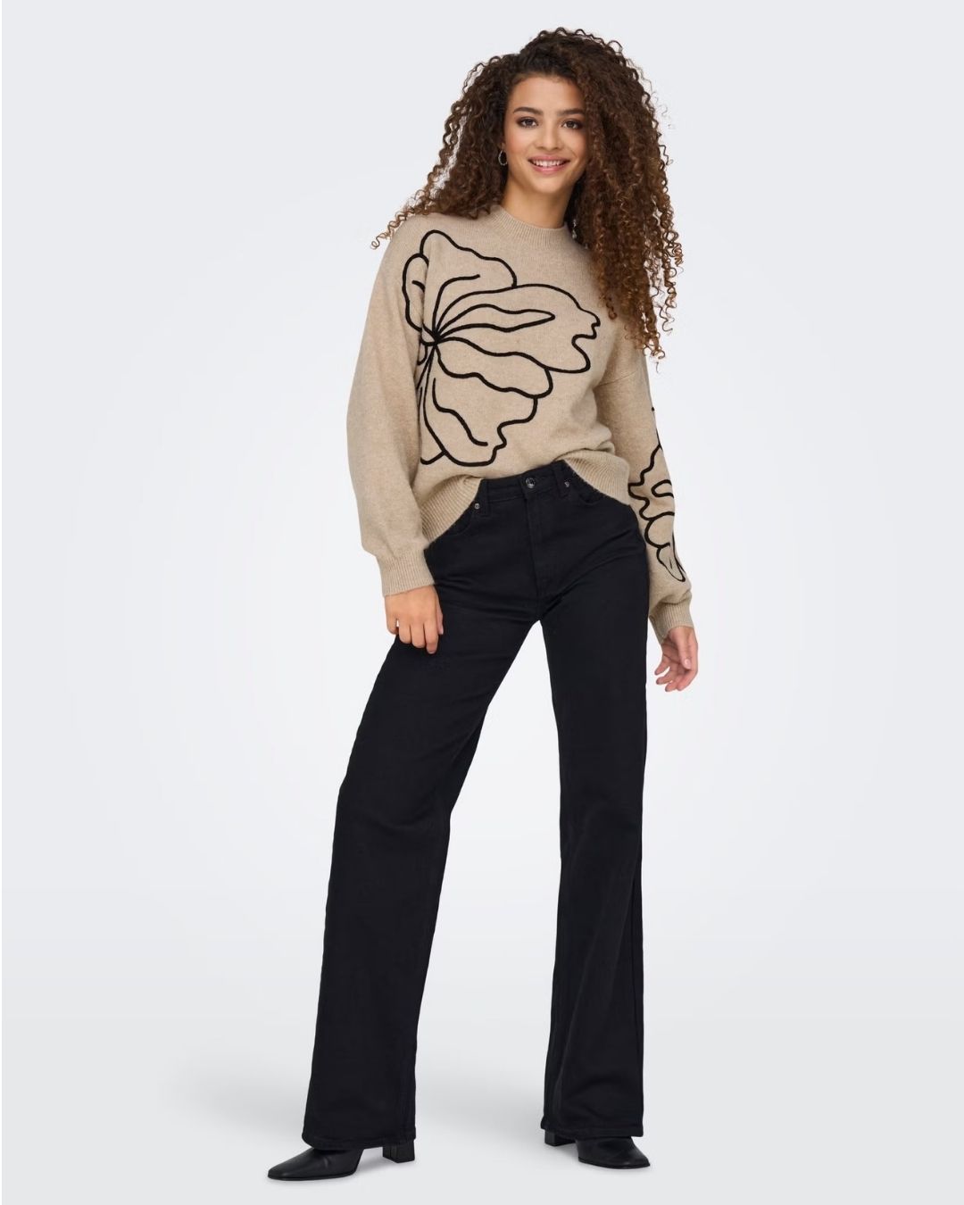 Maglione Donna Grigio Cement 15344518 Cement MELANGE JACQUELINE DE YONG 