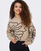 Maglione Donna Grigio Cement 15344518 Cement MELANGE JACQUELINE DE YONG 