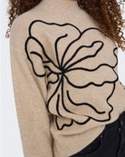 Maglione Donna Grigio Cement 15344518 Cement MELANGE JACQUELINE DE YONG 