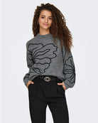 Maglione Donna Grigio Dark Grey Melange 15344518 Dark Grey Melange JACQUELINE DE YONG 