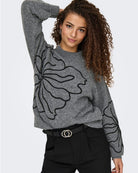 Maglione Donna Grigio Dark Grey Melange 15344518 Dark Grey Melange JACQUELINE DE YONG 