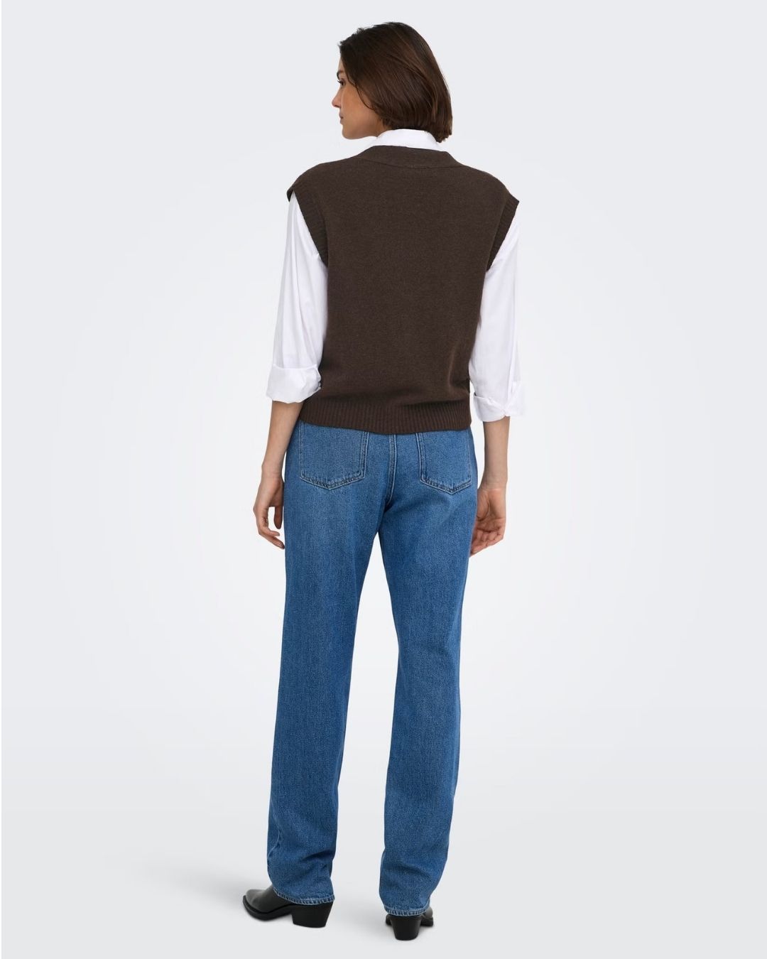 Cardigan Donna Marrone Coffee Bean 15354100 Coffee Bean MELANGE JACQUELINE DE YONG 