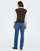 Cardigan Donna Marrone Coffee Bean 15354100 Coffee Bean MELANGE JACQUELINE DE YONG 