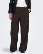 Pantaloni Donna Marrone Coffee Bean 15357186 Coffee Bean JACQUELINE DE YONG 
