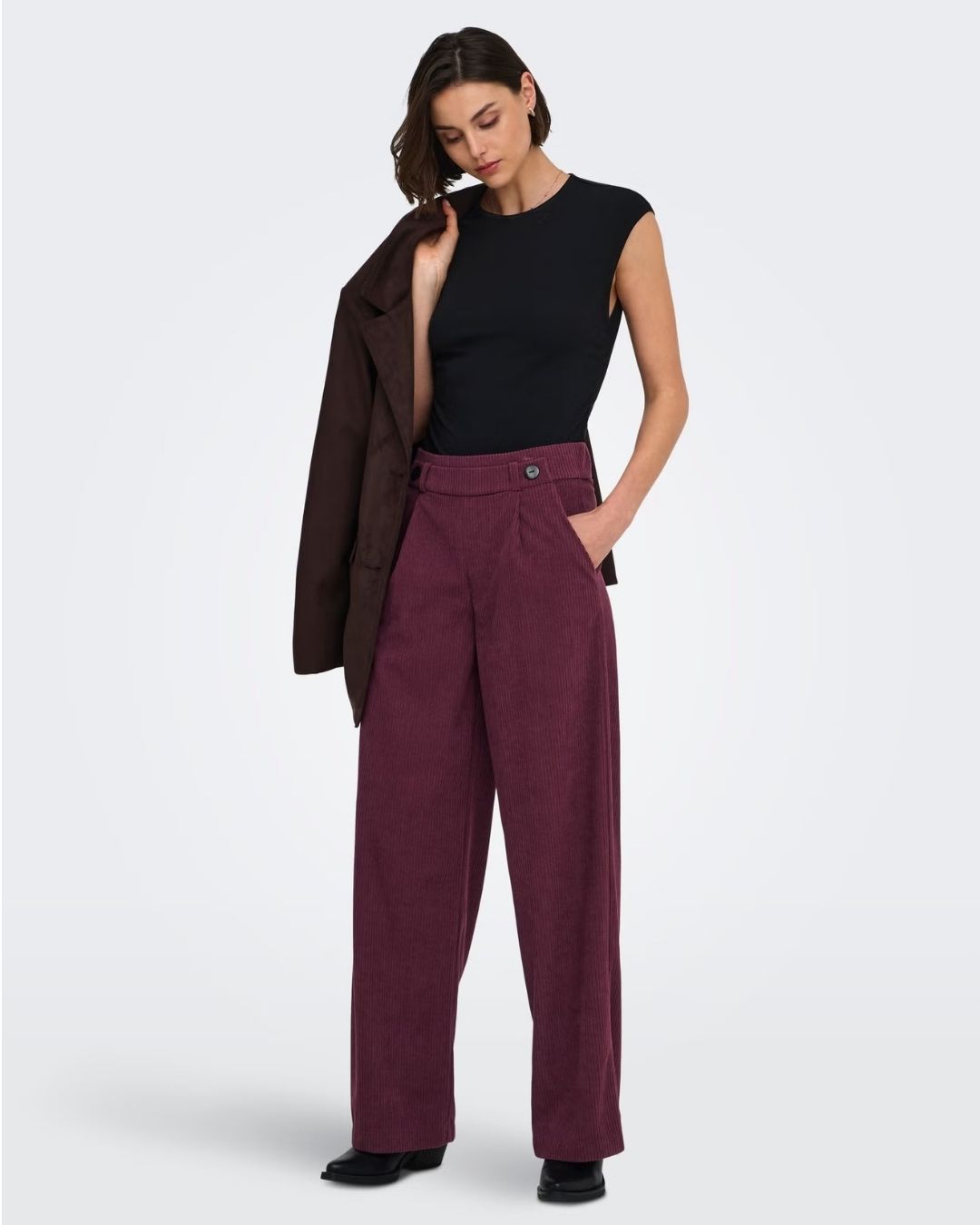 Pantaloni Donna Rosso Windsor Wine 15357186 Windsor Wine JACQUELINE DE YONG 