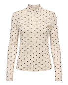 Maglia Donna Bianco Seedpearl 15141298 Seedpearl Black dot ONLY 
