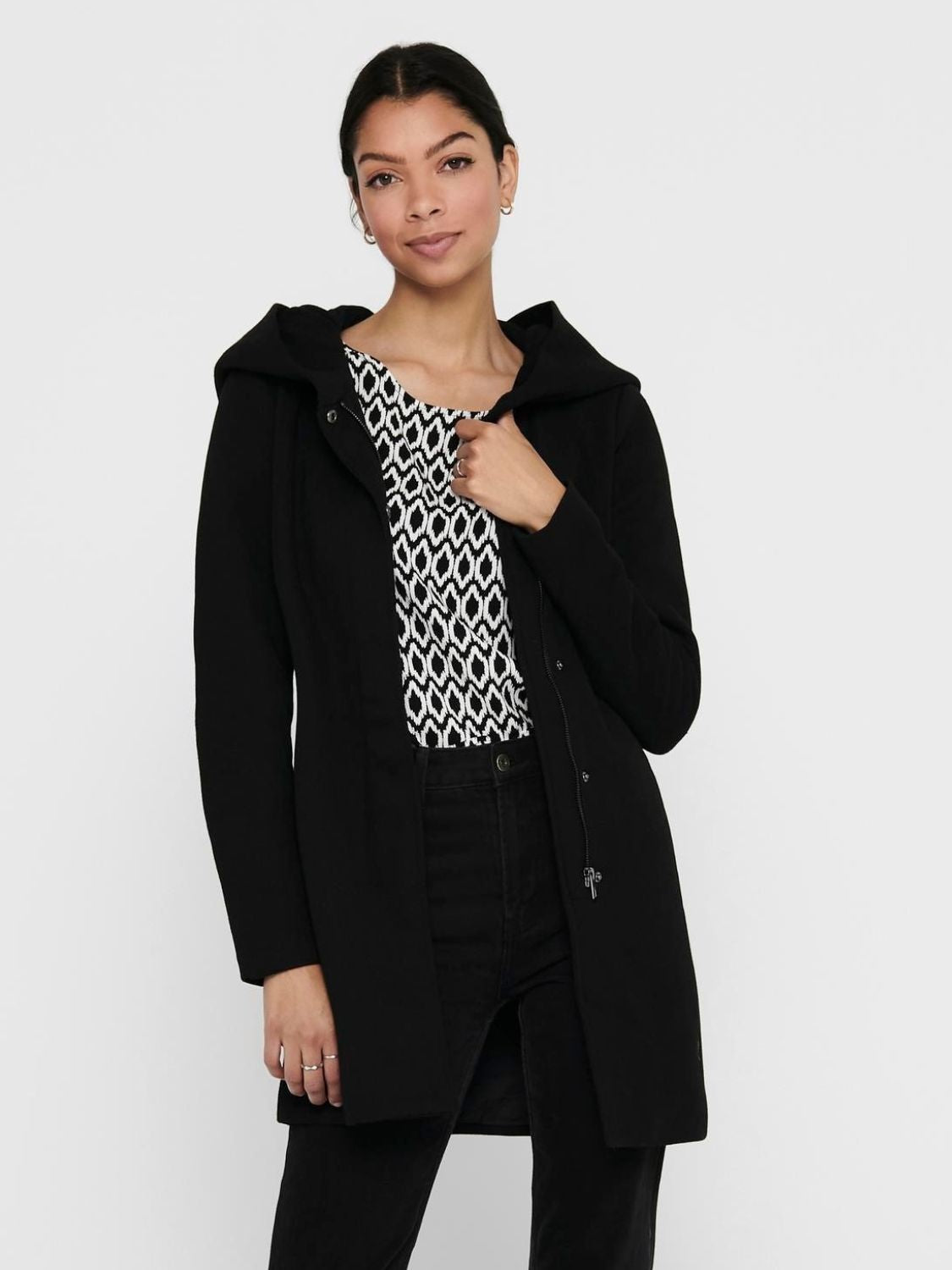 Only Cappotto Donna Sedona Nero 15142911 Black ONLY 