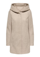 Only Cappotto Donna Sedona Beige 15142911 Fungi MELANGE ONLY 