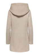 Only Cappotto Donna Sedona Beige 15142911 Fungi MELANGE ONLY 