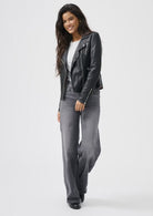 Only Giacca in Finta Pelle Donna Gemma Nero 15153079 Black ONLY 