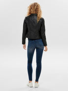 Only Giacca in Finta Pelle Donna Gemma Nero 15153079 Black ONLY 