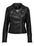 Only Giacca in Finta Pelle Donna Gemma Nero 15153079 Black ONLY 