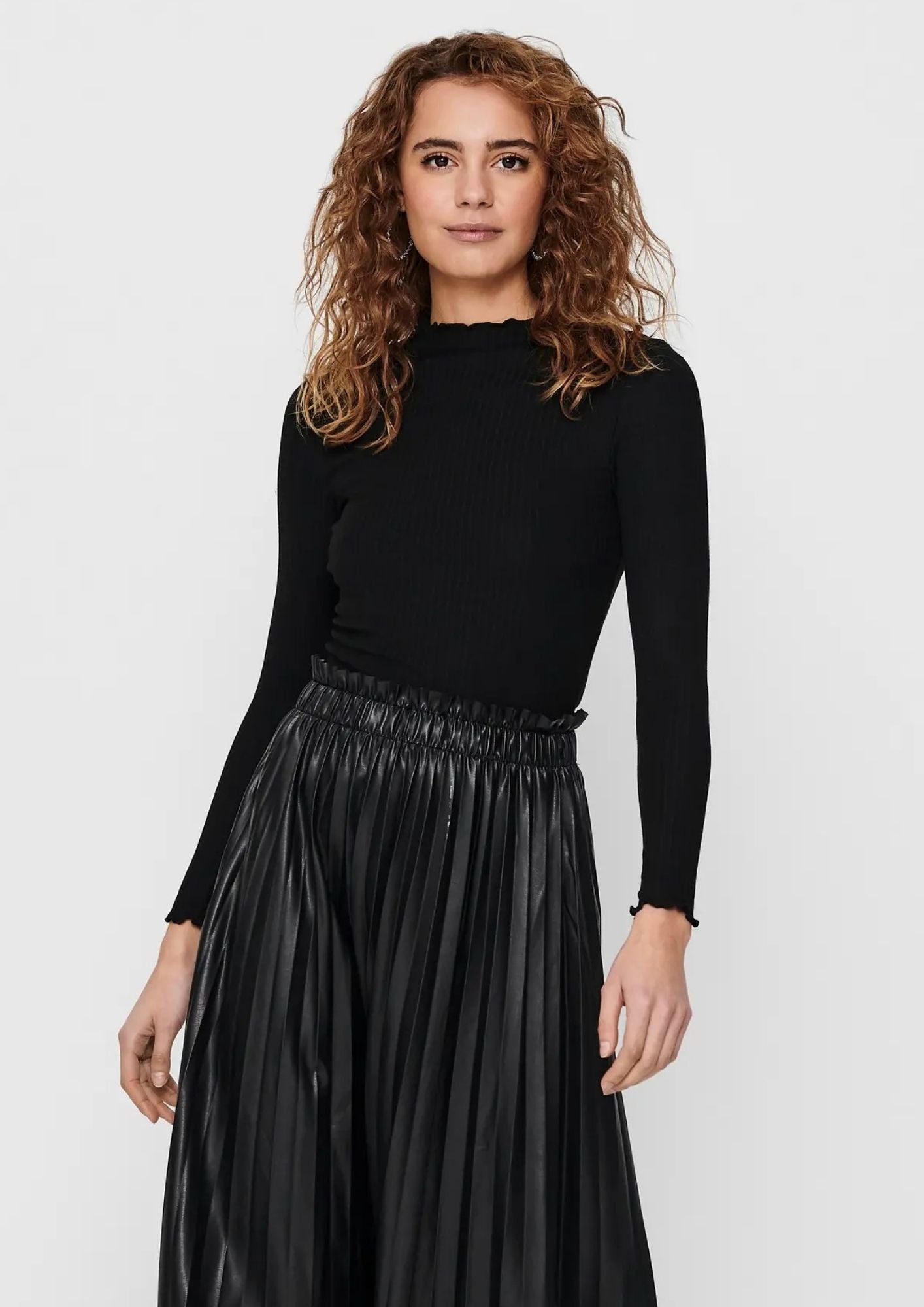Only Top Donna Emma Nero 15180040 Black ONLY 