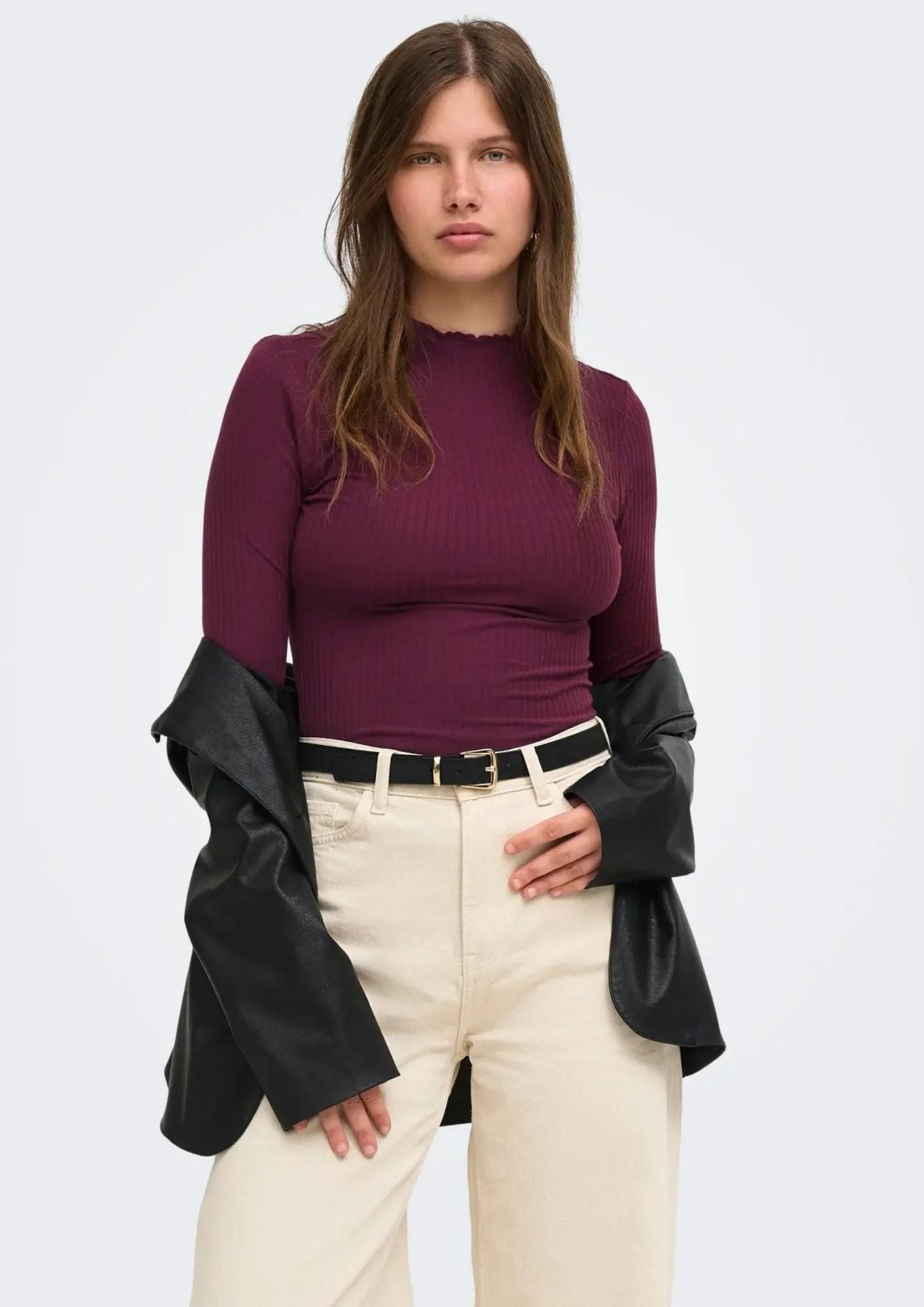 Only Top Donna Emma Porpora 15180040 Fig ONLY 