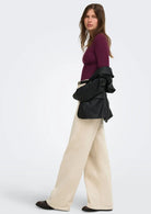 Only Top Donna Emma Porpora 15180040 Fig ONLY 