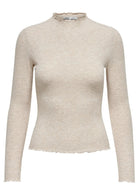 Only Top Donna Emma Grigio Pomice 15180040 Pumice Stone MELANGE ONLY 