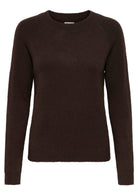 Only Pullover Donna Rica Marrone Cioccolato 15204279 Chocolate Torte W. MELANGE ONLY 