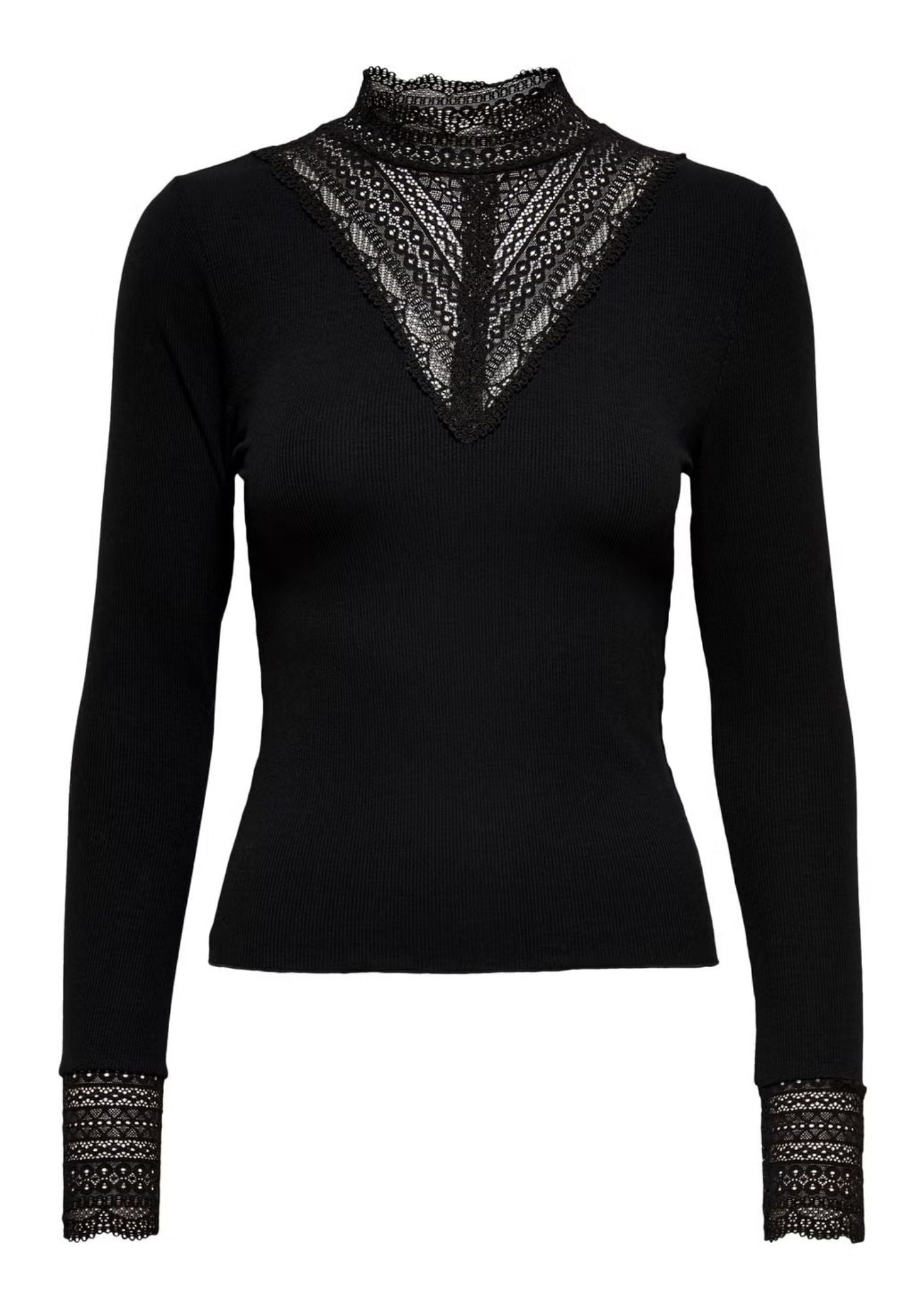Only Top Donna Tilde Nero 15207788 Black BLACK LACE ONLY 