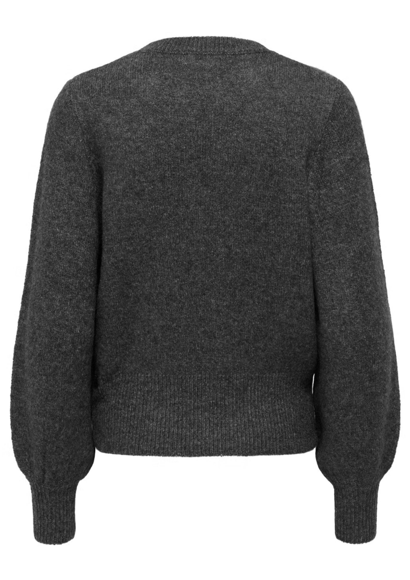 Only Pullover Donna Elsa Grigio Scuro 15210667 Medium Grey Melange ONLY 