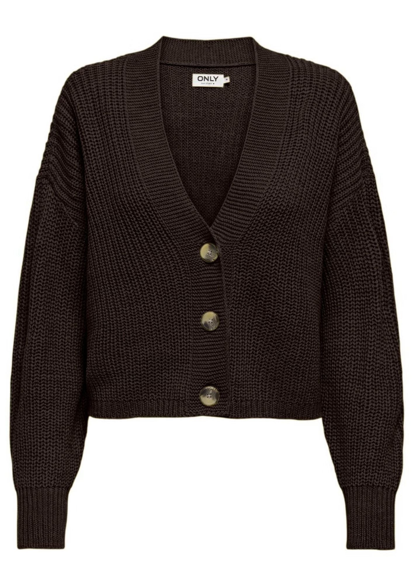 Only Cardigan Donna Carol Marrone 15211521 Chocolate Torte ONLY 
