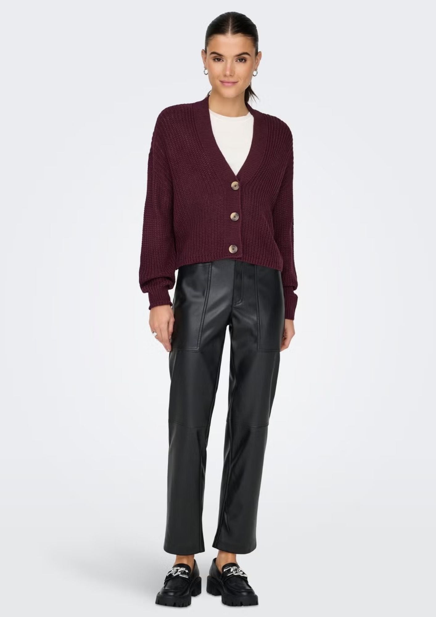 Only Cardigan Donna Carol Rosso Royal 15211521 Port Royale ONLY 