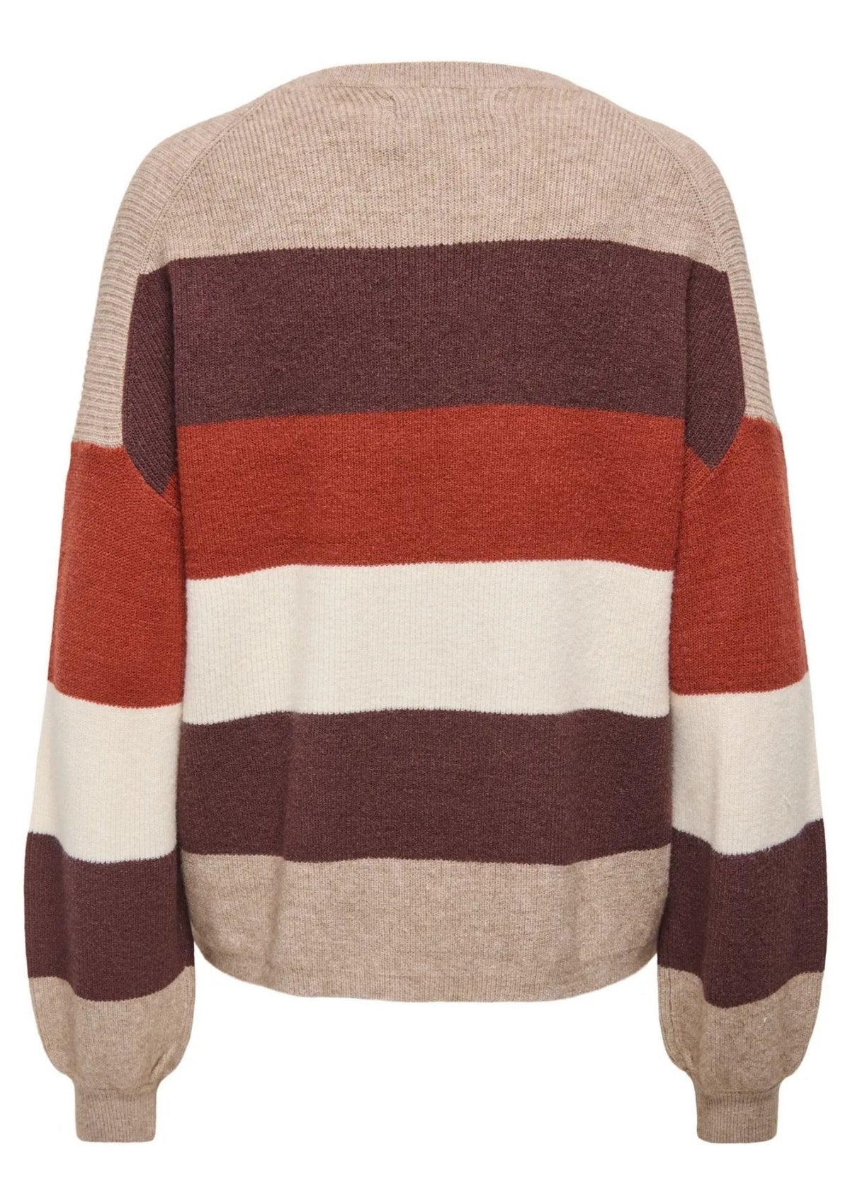 Only Pullover Donna Atia Beige 15220044 Beige Mel/Deep ONLY 