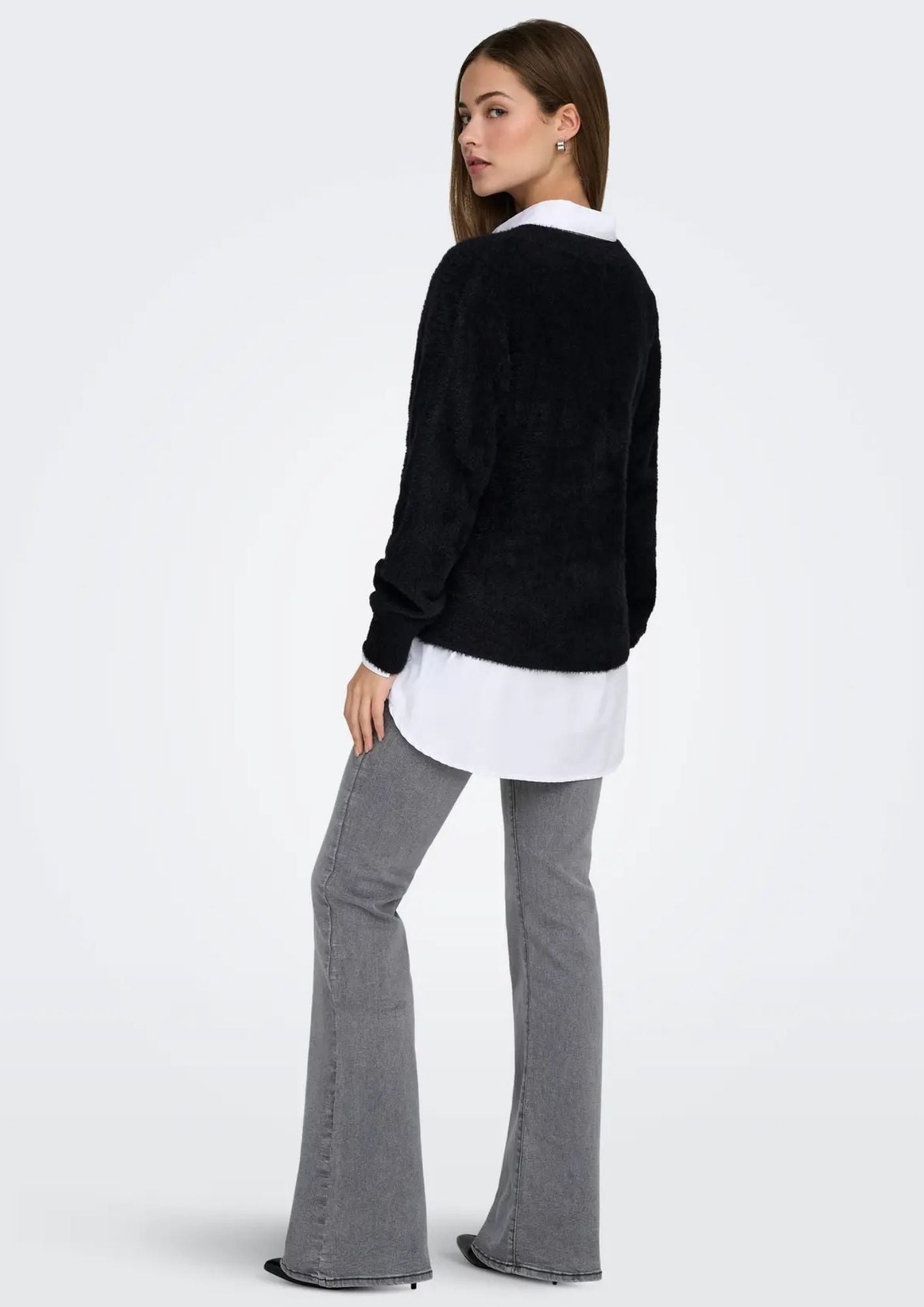 Only Cardigan Donna Lella Nero 15259564 Black ONLY 