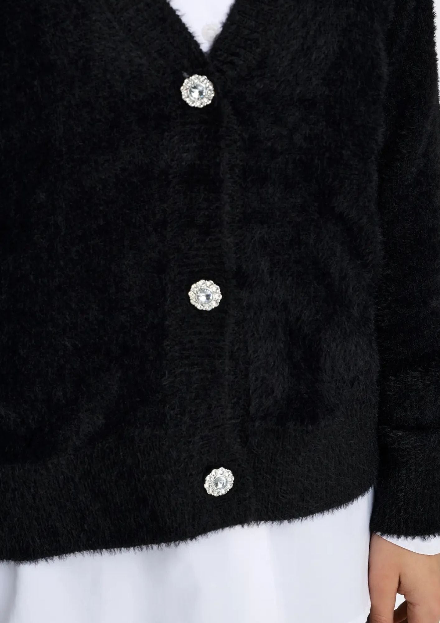 Only Cardigan Donna Lella Nero 15259564 Black ONLY 