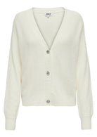Only Cardigan Donna Lella Bianco 15259564 Cloud Dancer ONLY 