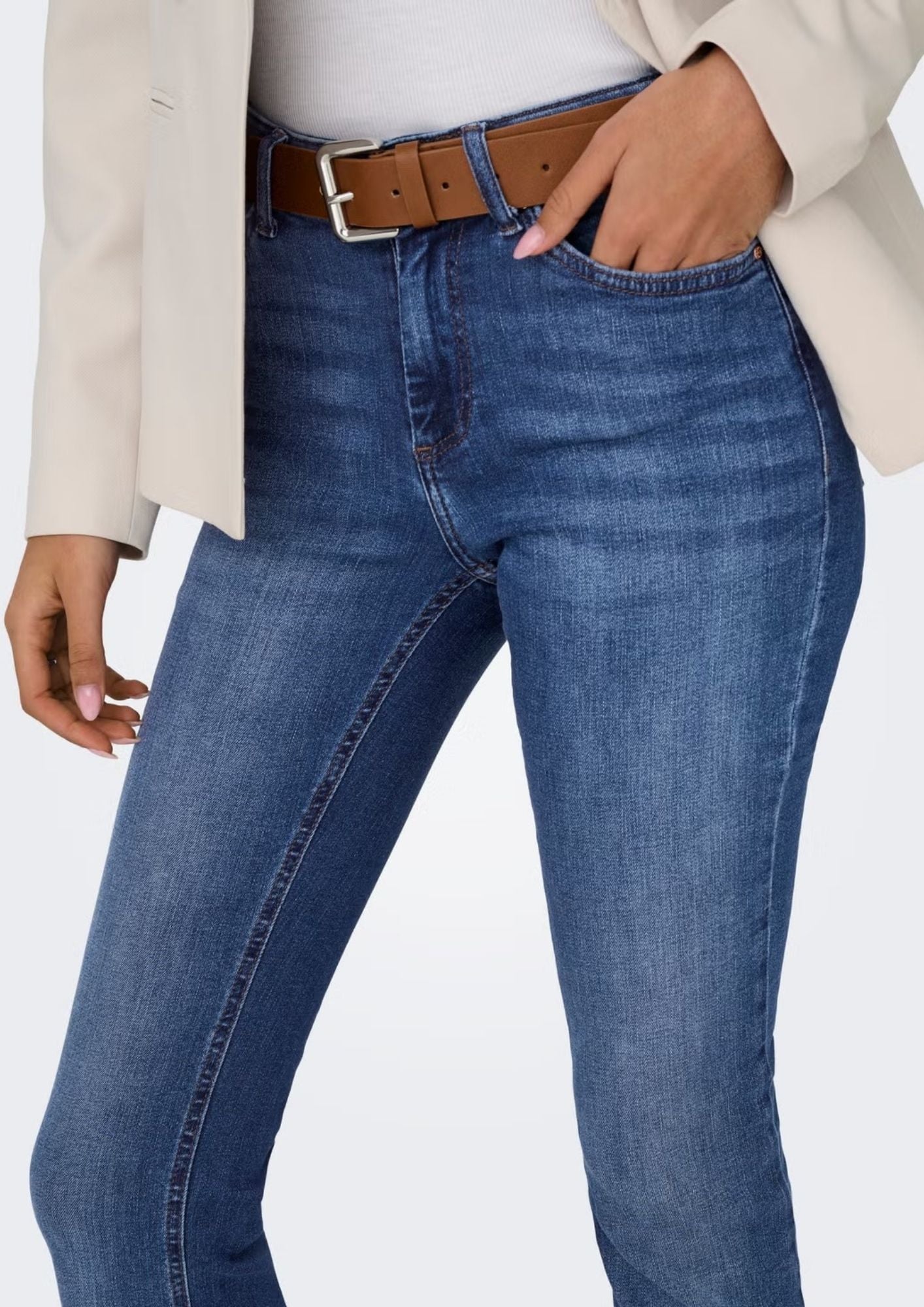 Only Jeans Donna Blush Blu Scuro 15264050 Dark Blue Denim ONLY 