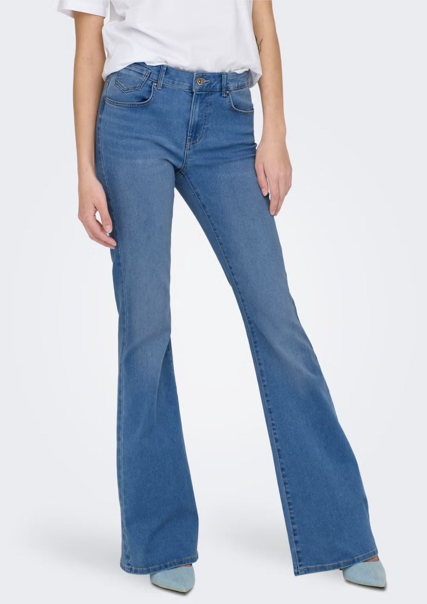 Only Jeans Donna Reese Blu Medio 15309845 Medium Blue Denim ONLY 