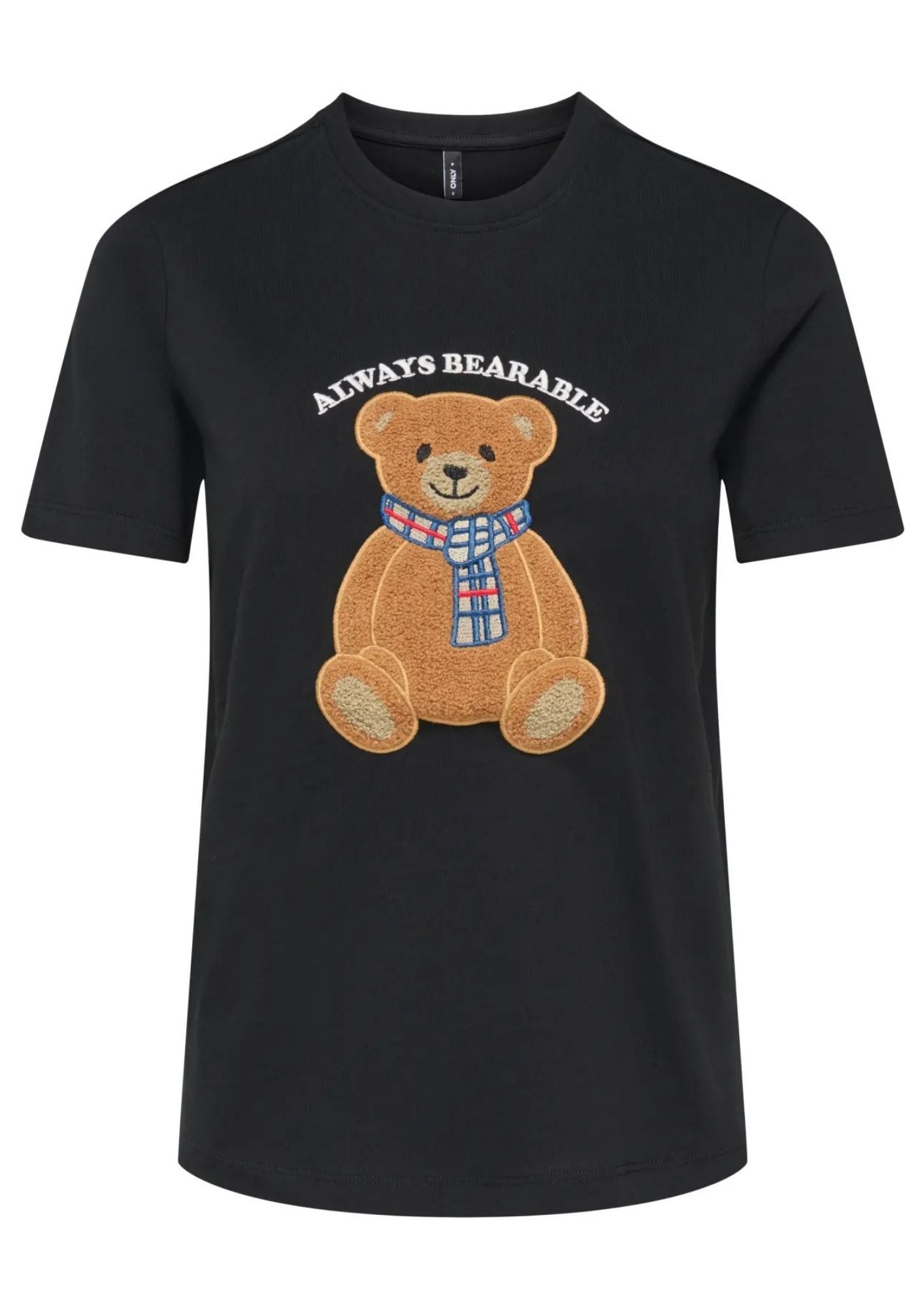 Only T-Shirt Donna Teresa Nera 15316954 Black Beary ONLY 