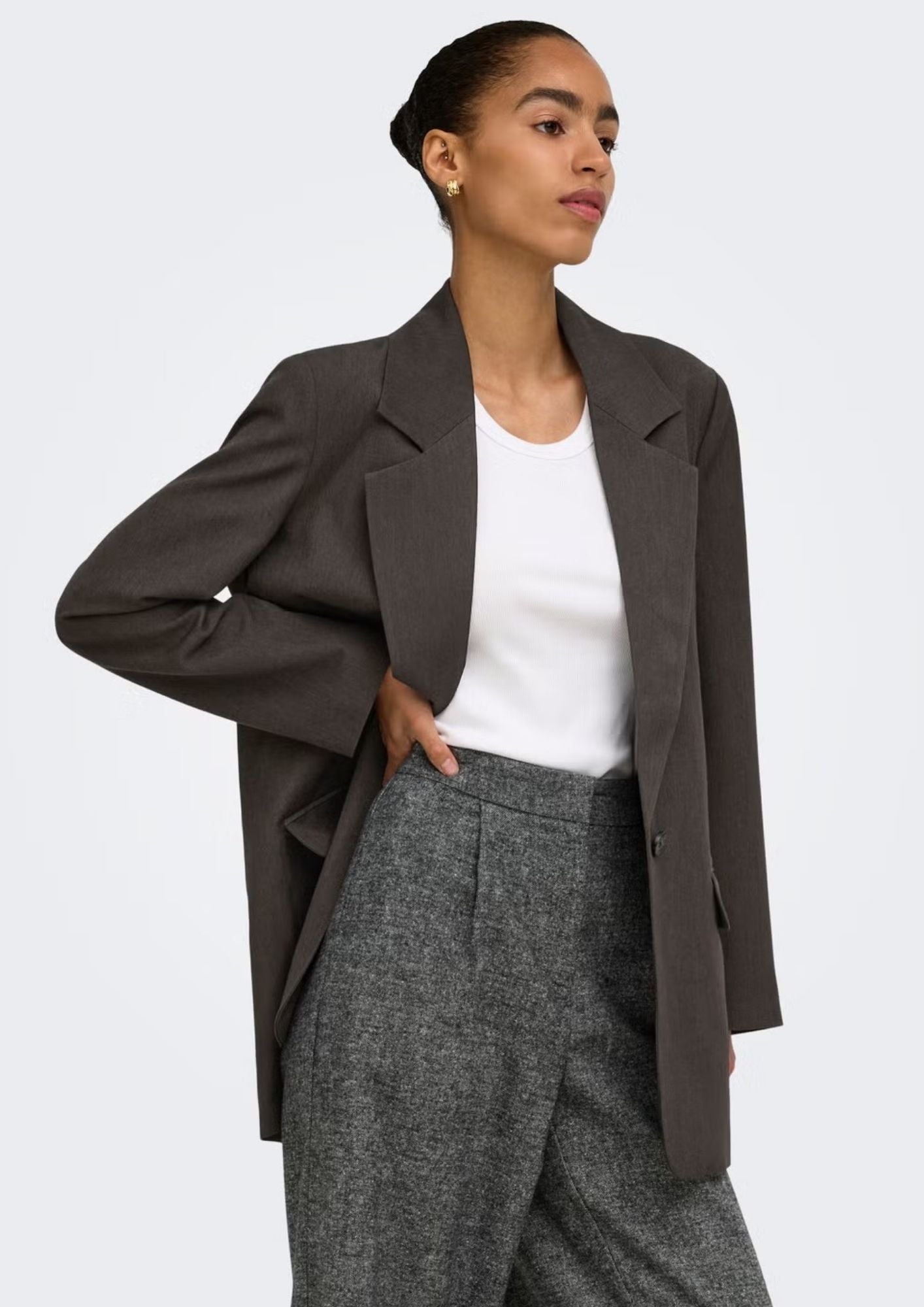 Only Giacca Donna Hattie Marrone 15318088 Chocolate Torte MELANGE ONLY 