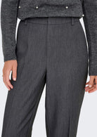 Only Pantalone Donna Hattie Grigio Scuro 15318089 Dark Grey Melange ONLY 