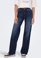 Only Jeans Donna Madison Blu Scuro 15318405 Dark Blue Denim ONLY 