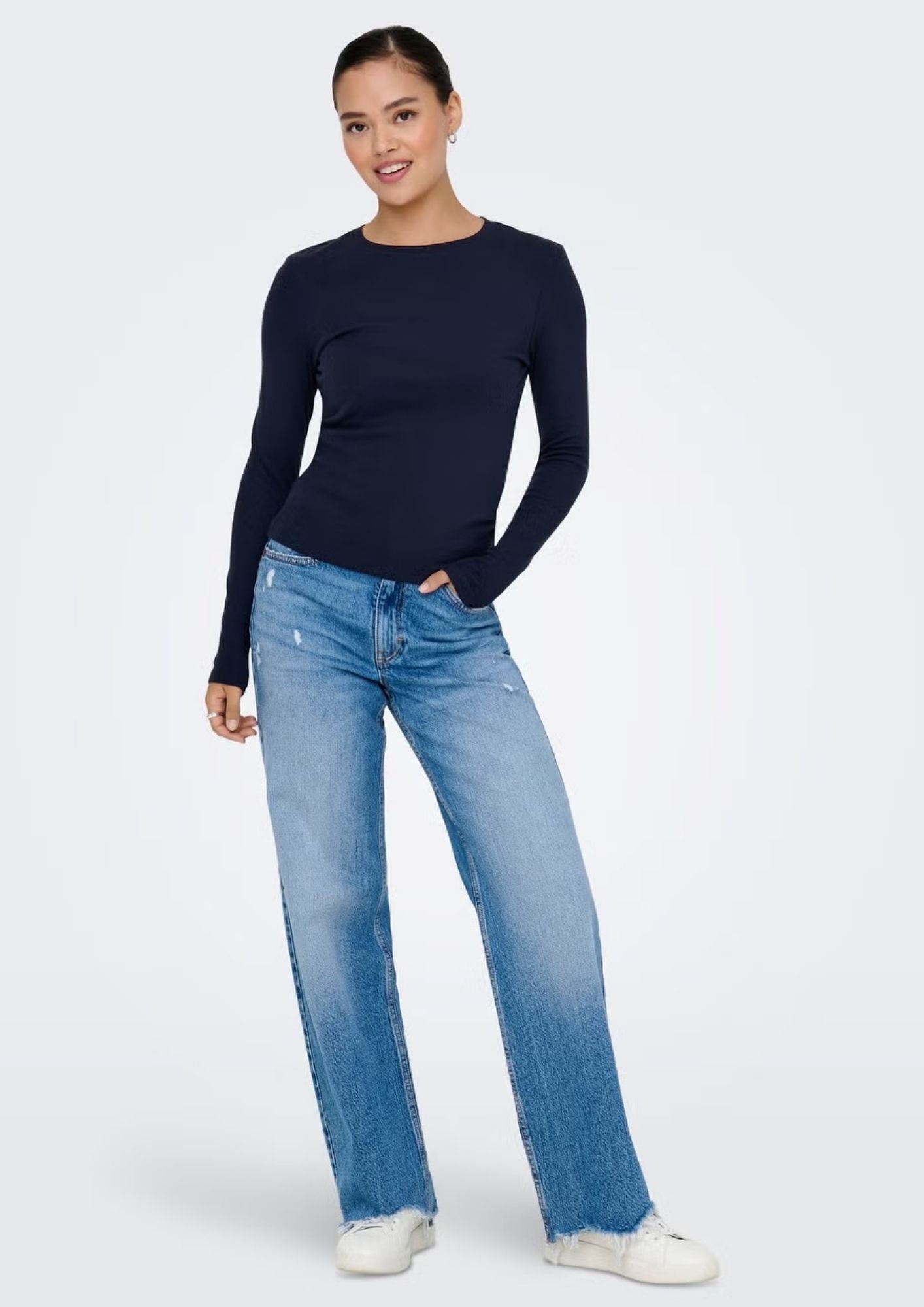 Only Maglia Donna Riley Blu 15323159 Night Sky ONLY 