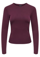 Only Maglia Donna Riley Bordeaux 15323159 Winetasting ONLY 