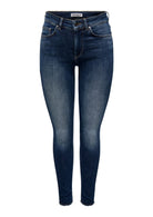 Only Jeans Donna Blush Blu Medio 15326343 Dark Medium Blue Denim ONLY 