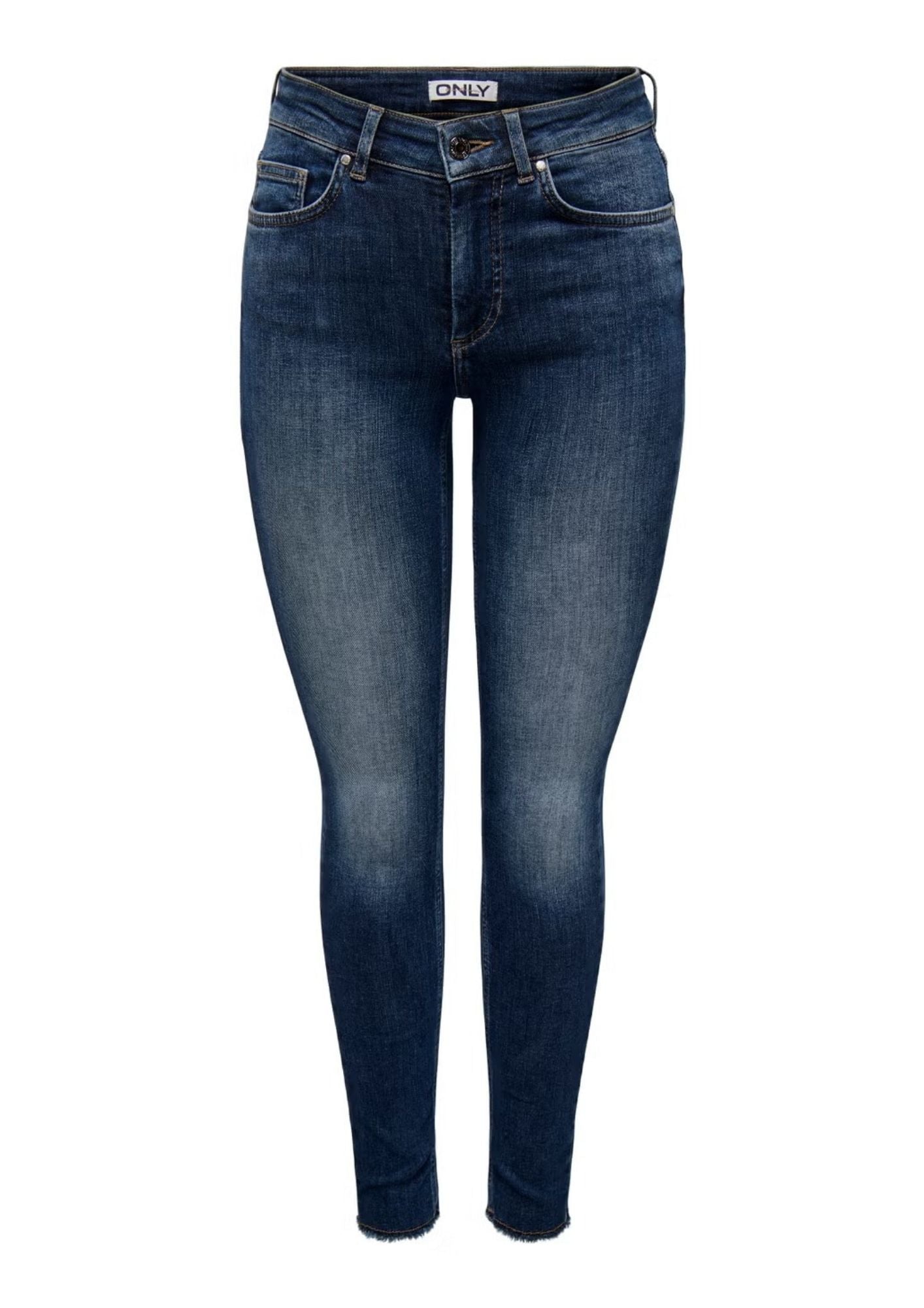 Only Jeans Donna Blush Blu Medio 15326343 Dark Medium Blue Denim ONLY 