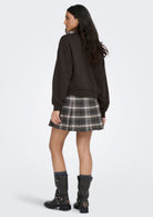 Only Felpa Donna Best Marrone 15338727 Chocolate Torte ONLY 