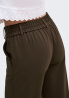 Only Pantalone Donna Poptrash Marrone 15341829 Delicioso ONLY 