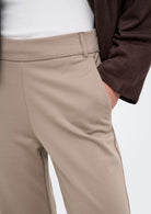 Only Pantalone Donna Poptrash Grigio Tortora 15341829 Taupe Gray ONLY 