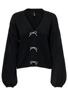 Only Cardigan Donna Donna Nero 15343634 Black ONLY 